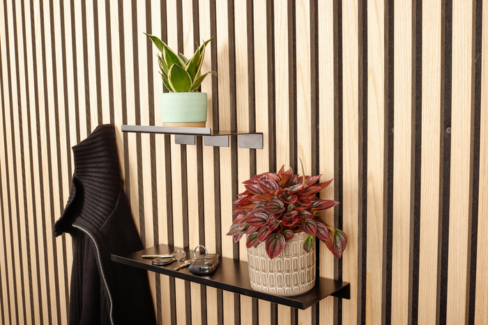 Hylla Akustikpanel Svart 40 cm Home>it